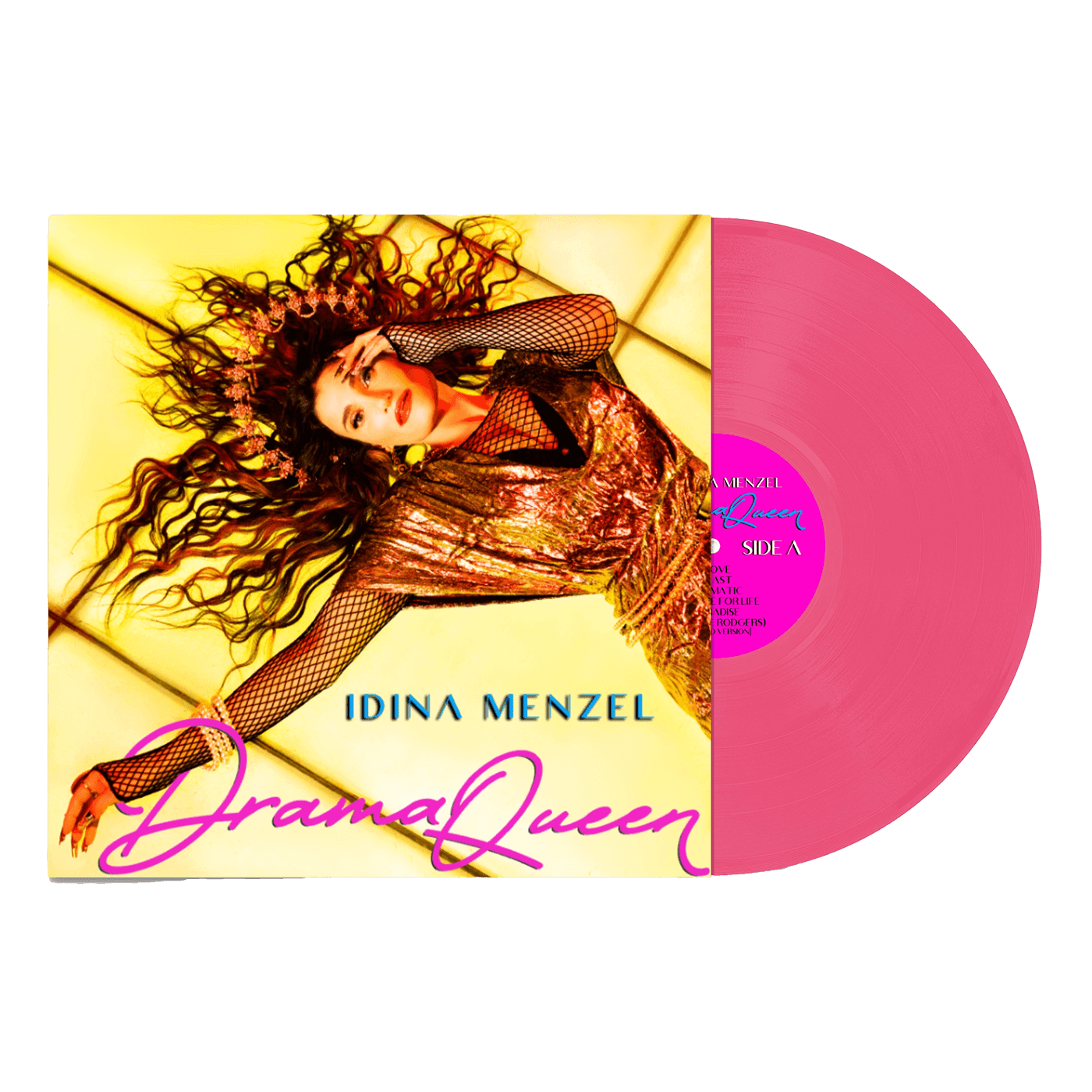 Drama Queen Exclusive Hot Pink Autographed Vinyl LP