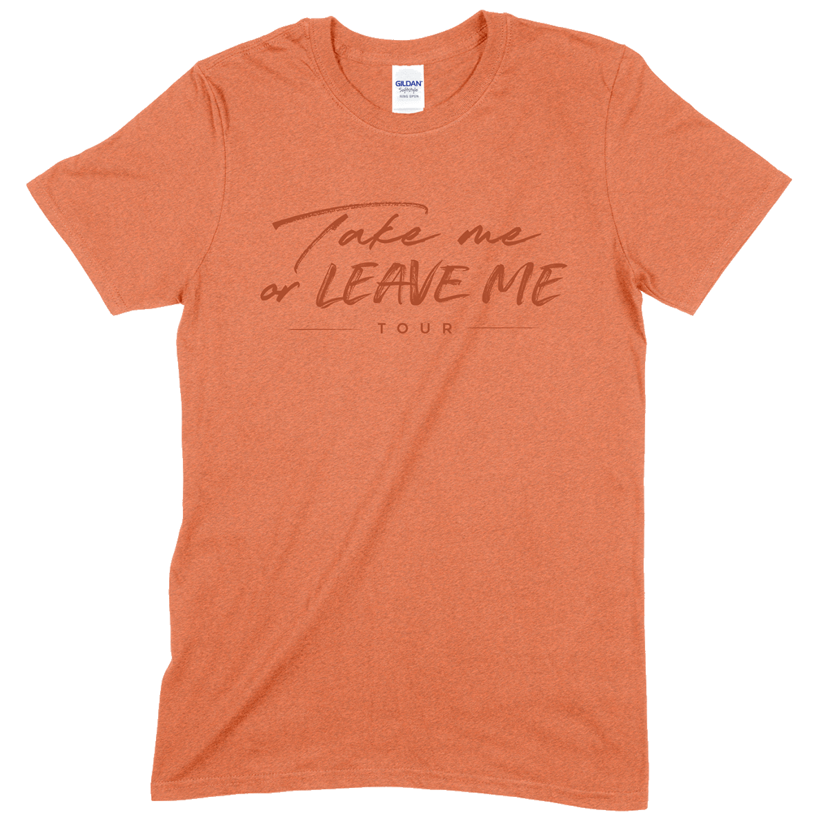 Take Me or Leave Me Tour Tee  Heather Orange